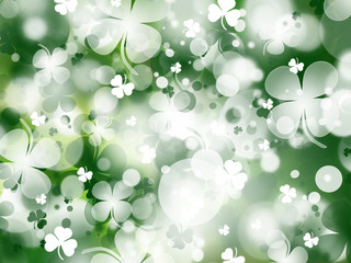 Fototapeta premium Background from the leaves of the clover to St. Patrick's Day
