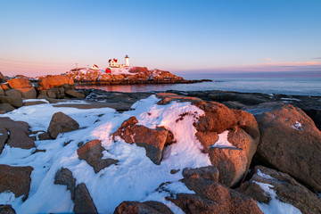 Nubble Lighthouse Sunset - York, Maine