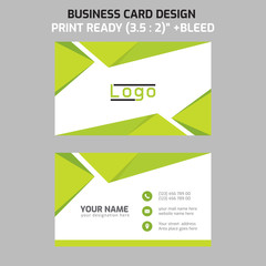 creative business card design modern layout double sided