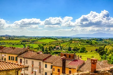 Fotobehang Toscane landscape from Leornardo Da Vinci's birthplace in tuscany  © S J Lievano