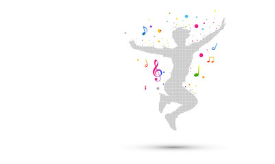 felicità, allegria, attività fisica © xyz+