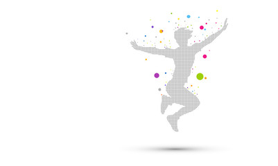 felicità, allegria, attività fisica © xyz+