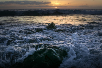 Fototapeta premium sunset over sea