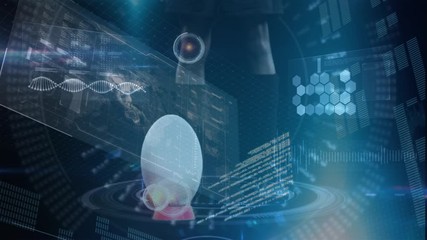 Data processing with low section of rugby player - Powered by Adobe