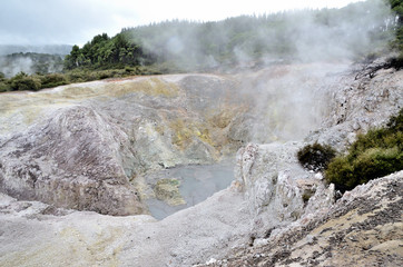 New Zealand Rotorua Wai-O-Tapu Thermal wonderland