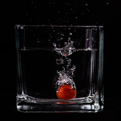 Tomato in glass