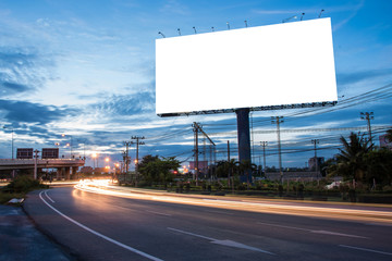 billboard blank for outdoor advertising poster or blank billboard for advertisement.	