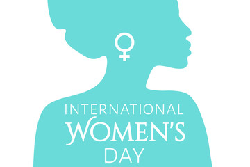 International Women's Day. March 8. Holiday concept. Template for background, banner, card, poster with text inscription. Vector EPS10 illustration.