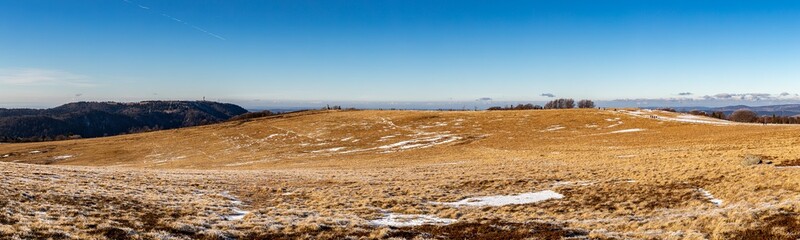 Blick zum Ballon de Servance vom Elsässer Belchen