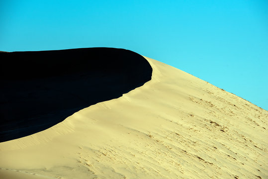 Desert Sand Dune Shadow