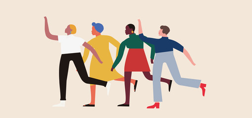 Womens Day Group Pose