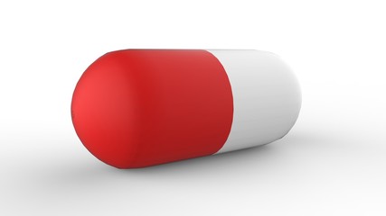 3d rendering, 3d illustration. Medical preparations, capsules, tablets, medicine.