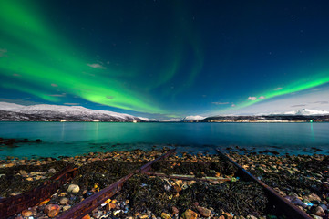 The polar lights in Norway,Tromso