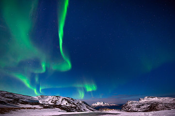 The polar lights in Norway,Tromso