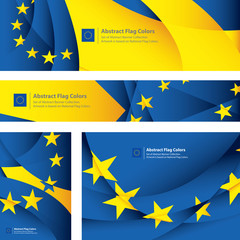 Abstract European Flag, EU Artwork (Vector Art) - 320359459