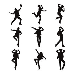Silhouette Of Male Dancer