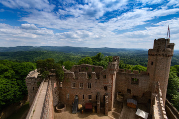 Burg Ruine Aussicht