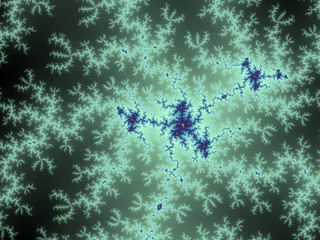 Dark green fractal electricity, digital artwork for creative graphic design