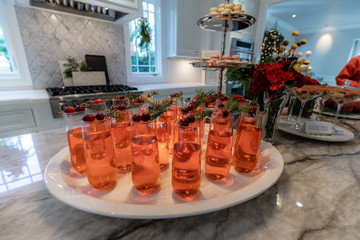 Colorful Food and Drink Display