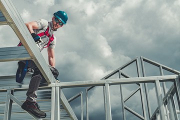 Safety Hard Hat and Harness