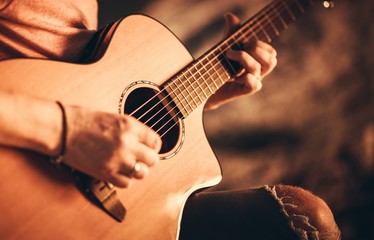 Singer with Acoustic Guitar
