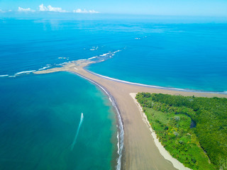 Strandabschnitt Playa Uvita Walfischflosse, Costa Riva