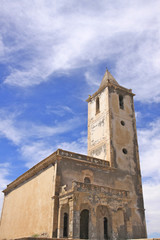 Fototapeta na wymiar Cabo de Gata church in Almeria, Spain