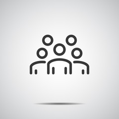 People Icons , Person work group Team Vector