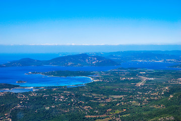 Picture of the Bay of Porto Vecchio and San Ciprianu beach