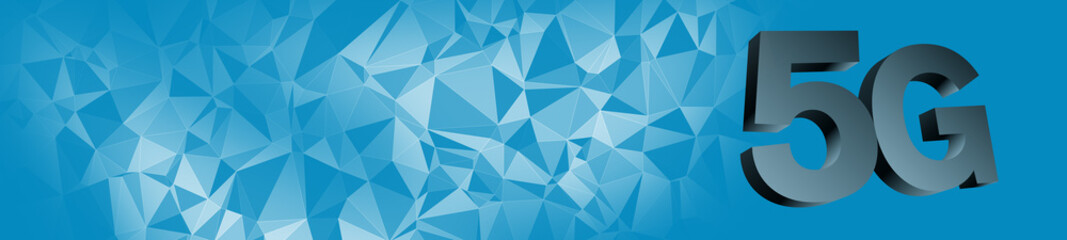 Long triangles design copy-space connected shapes, innovation graphic concept 5G triangular