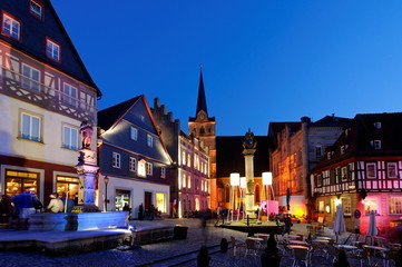 Kronach leuchtet 2013 blaue Stunde