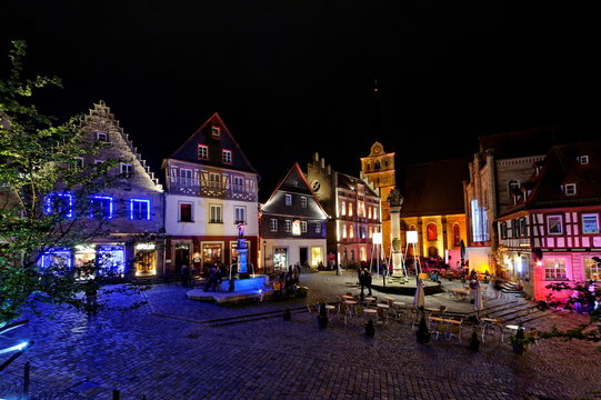 Kronach leuchtet 2013 blaue Stunde
