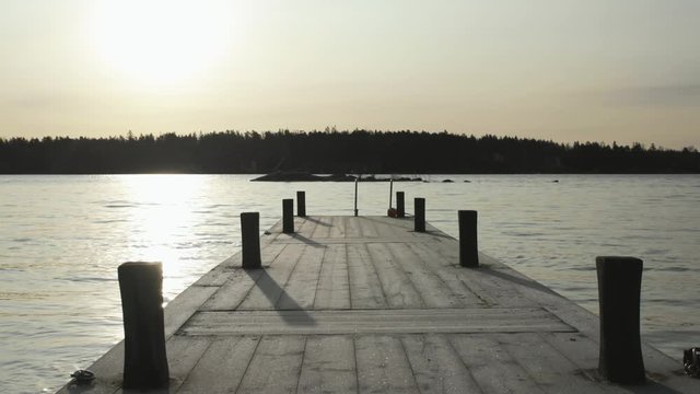 Jetty in the morning light