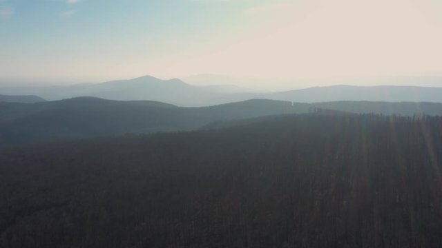 Drone footage from Dobog&oacute;kő, Hungary.