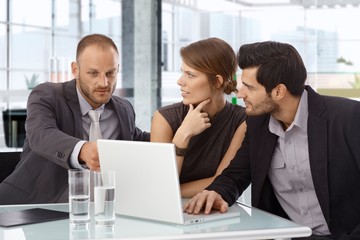 Small businessteam working