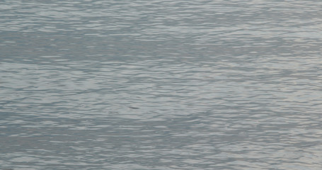 Sea surface ocean bay under sunset