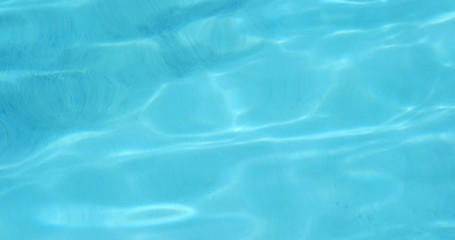 Swimming pool water wave in blue color