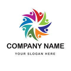 colorful people logo