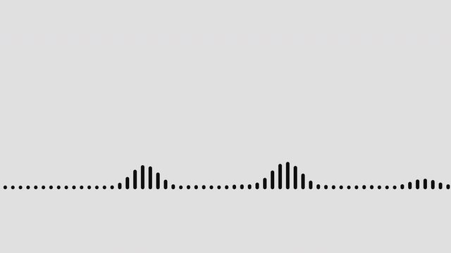 Music Equalizer, audio waves or sound frequency on Gray background