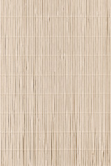 High Resolution Bamboo Rustic Place Mat Slatted Interlaced Coarse Texture Detail