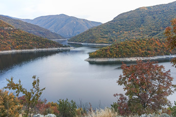 Vacha Reservoir, Rhodope Mountains, Bulgaria