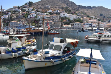 Fototapeta na wymiar Hydra Greece Marina