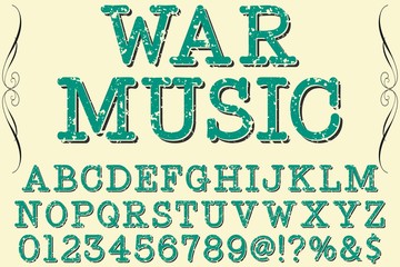 Font alphabet. Script abc Typeface handcrafted handwritten vector label design 