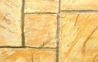 Concrete pavement - imitation sandstone texture background.