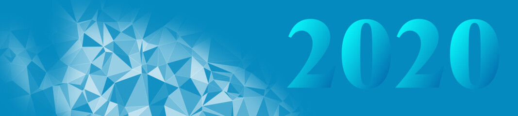 Wallpaper banner connected copy-space 2020, background symbol gradient