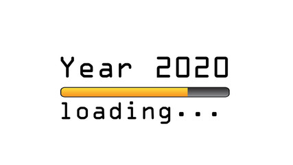 2020 Loading bar template background