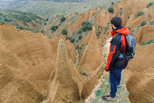 Ruts and gullies close to Madrid