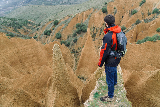 Ruts and gullies close to Madrid