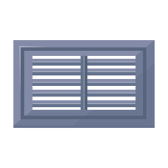 Ventilation grate vector icon.Cartoon vector icon isolated on white background ventilation grate.