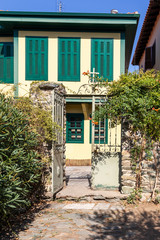 Ano Poli (Upper Town) in city of Thessaloniki, Greece